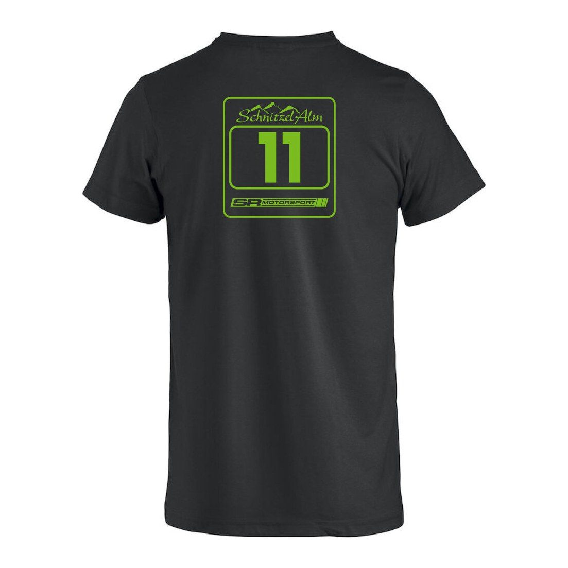 T-Shirt – Rückseite mit Startnummer 11